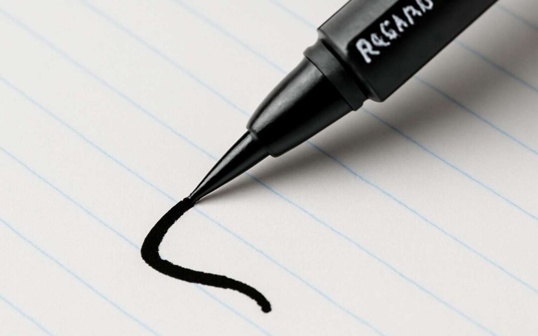 Elevate your art with a pigment ink pen for bold, lasting lines.