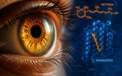 Pigment is derived from vitamin a, which supports vision